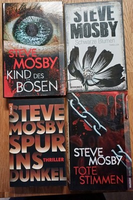 Steve Mosby 4 Verschiedene Thriller Guter Zustand Siehe Fotos