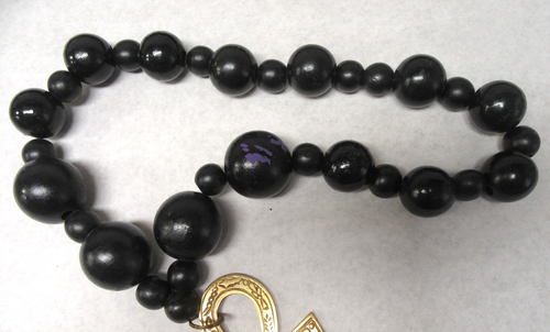 Egyptian Large Prayer Beads (31) w/6 1/4" Solid Brass Ankh Key Of Life!! See Pic - Picture 4 of 6