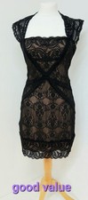 Oasis Limited Edition Dress UK Size M Black Lace Stretchy