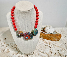 New $240 HEIDI DAUS "Down by the Sea" Shell Ocean Necklace