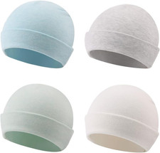 Spring Infant Hospital Beanie Newborn Baby Girls Cotton Hat Tolddler