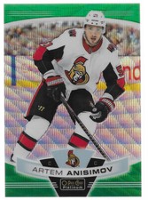 2019-20 Artem Anisimov O-Pee-Chee OPC Platinum Emerald Surge #80 /10