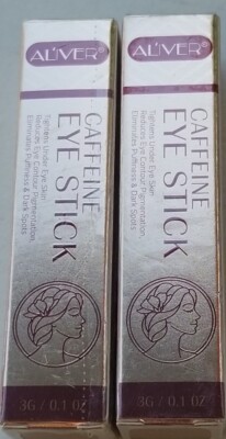 Al'iver Caffeine Eye Stick Caffeine Eye Cream Under Eye Brightener Lot Of 2