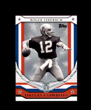 2008 Topps Honor Roll #HRRS Roger Staubach Dallas Cowboys Navy