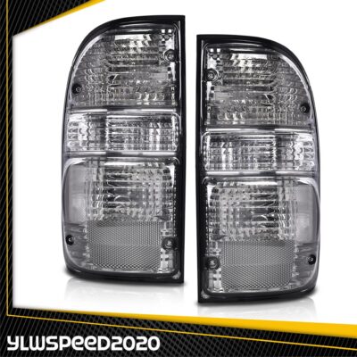 Black Smoked Tail Light Pair For Toyota Tacoma 2001-2004 – With Bulbs & Wiring