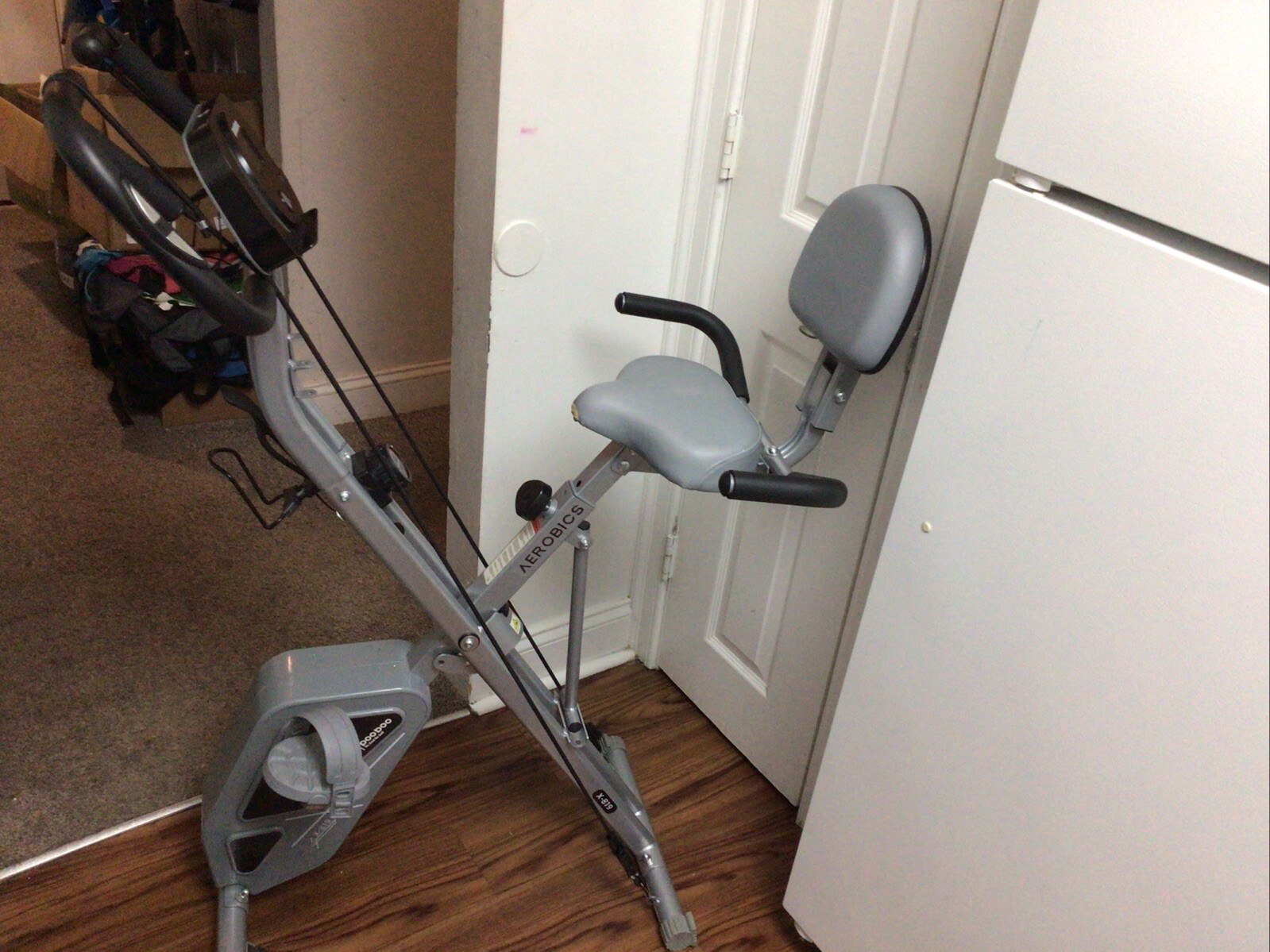 Pooboo Indoor Exercise Bike Stationary Cycling Bicycle Cardio Fitness Workout