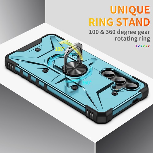 Funda con soporte de anillo a prueba de golpes de grado militar para Samsung Galaxy A16 5G/A15 - Imagen 54 de 74