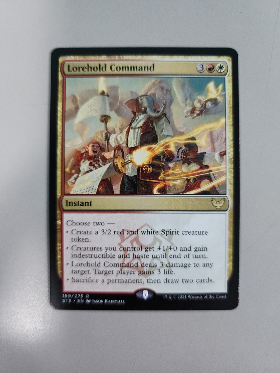 MTG Lorehold Command Strixhaven: School of Mages 199/275 Regular Rare | eBay