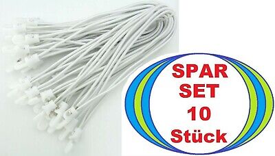 10 x Planenspanner 18 cm Ø4mm WEISS Spanngummi mit Haken Expander Gummi Spanner 10 x Planenspanner 18 cm Ø4mm WEISS Spanngummi mit Haken Expander Gummi Spanner
