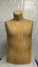 HANS BOODT MALE TORSO MANNEQUIN HALF BODY TAILOR SEWING DESIGN DISPLAY DUMMY