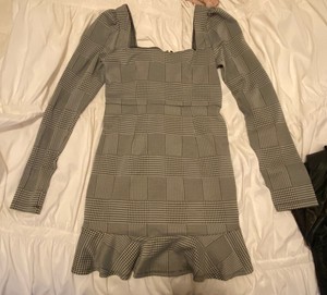 forever 21 houndstooth dress