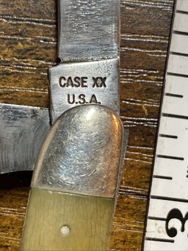 1965-69 CASE XX  USA (#52087) 2 BLADE/GENUINE STAG "JACK" POCKET KNIFE - Picture 5 of 13