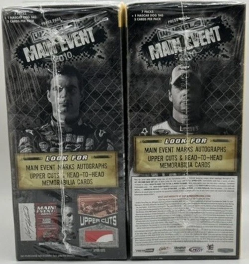 2010 Wheels Main Event Racing Blaster Box w/1 Dog Tag in each box. NASCAR - Image 2 of 2