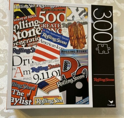 New 300 Piece Cardinal Jigsaw Puzzle Iconic Rolling Stone Anniv Covers B205