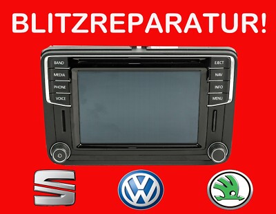 Touchscreen VW DISCOVER MEDIA Display Reparatur PQ SEAT SKODA T6 Alhambra RNS510