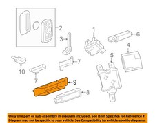 GM OEM 18-23 CT4 Electrical Keyless Entry Components-Antenna Bracket 84300035