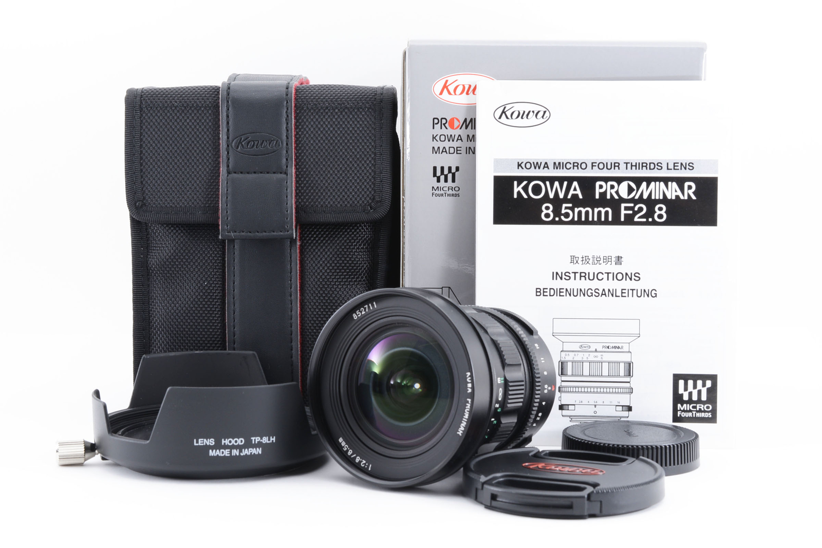 [Almost Unused] KOWA PROMINAR 8.5mm f2.8 Ultra Wide Angle Lens Black From JAPAN