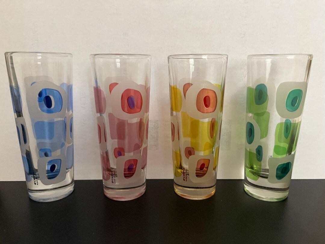 Vintage Retro Cerve Made in Italy Shot Glasses Set of Four eBay