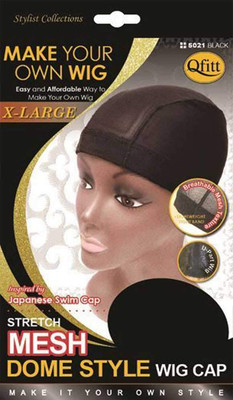 (12 Pack)  - Mesh Dome Style Wig Cap Extra Large #5021