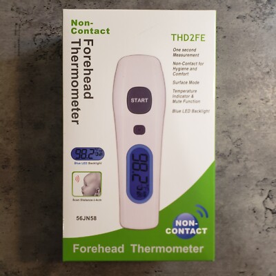 NEW IN BOX! THD2FE Non-Contact Forehead Thermometer