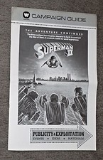 SUPERMAN 2 original 1981 movie pressbook CHRISTOPHER REEVE/TERENCE STAMP