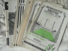 NEWCASTLE UNITED HOME PROGRAMMES FROM 1950s/60S  - INC CUP LGE CHOOSE FROM LIST 