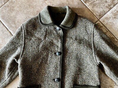 Edward Chapman Merlet Original Wool/Alpaca Button-Up Jacket Size 42/36