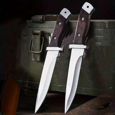 -B-Ware- Jagdmesser / Bowiemesser Outdoor Camping Angel Messer Rostfrei