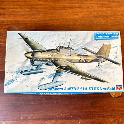 Hasegawa 1:48 09171 Junkers Ju87B-2/U-4 Stuka w/Skid Ski Schnee