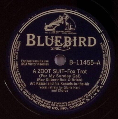 ART KASSEL A ZOOT SUIT / WE'RE HAVING A BABY BLUEBIRD 11455
