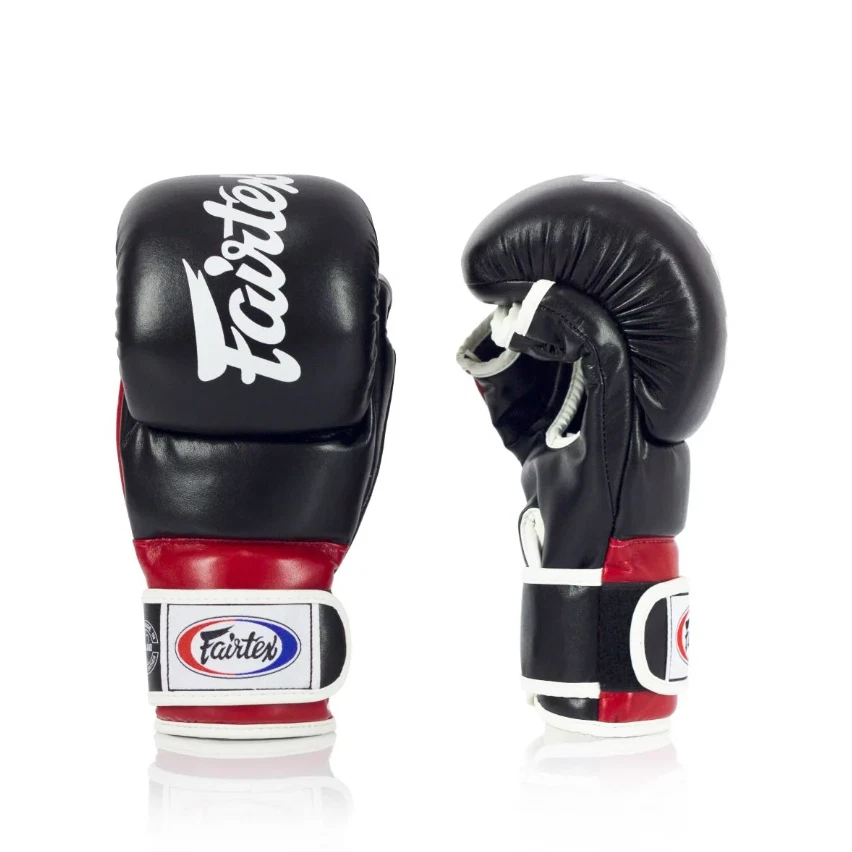 Fairtex FGV18 Hybrid Super Sparring Grappling Gloves Combat MMA Boxing Fight K1 - Image 3 of 4