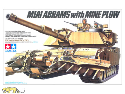 Tamiya 35158 US M1A1 Abrams mit Minenpflug - 1:35