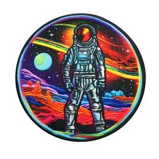 Large Astronaut Patch Dye Sublimated Space Exploration Badge for Vests Jackets