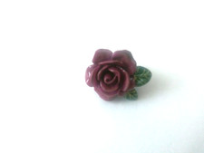 Dolce and Gabbana Single Button 27 mm Dark Purple Resin