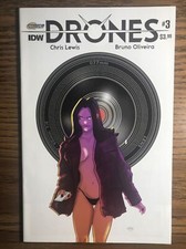 DRONES 3 NM GORGEOUS ANGEL EYES Anderson Cabral Cover IDW Publishing COMICS 2015
