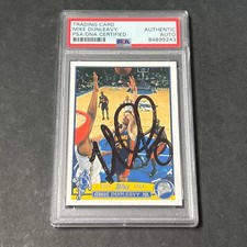 2003-04 Topps #37 Mike Dunleavy Signed Card AUTO PSA Slabbed Warriors