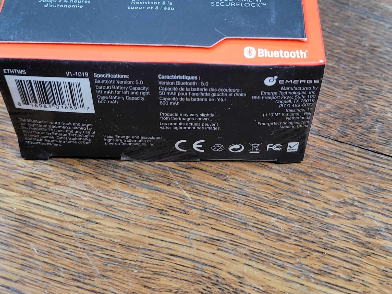 Helix UltraSport True Wireless High Fidelity Earbuds w/ Portable Charging Case