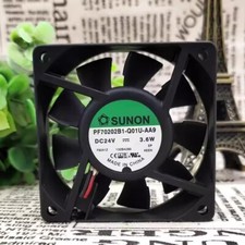 SUNON PF70202B1-Q01U-AA9 DC24V 3.60W 70 70 20MM 2-Wire Inverter Cooling Fan