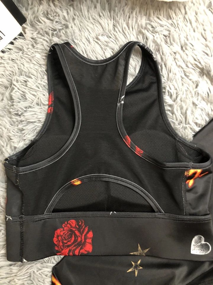 Nike Women's Small Set Power Lux 7/8 Fall Tight Black/sports Bra BV4589-010 - Image 4 of 4