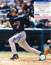 Michael Cuddyer Autographed 8x10-PSA/DNA COA-Baseball Minnesota Twins
