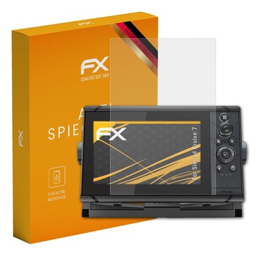 atFoliX 3x Displayfolie für Simrad Cruise 7 Schutzfolie matt&stoßfest Folie