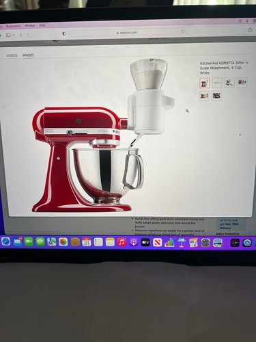 kitchenaid sifter and scale