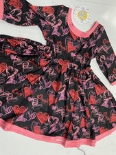 Scribble Hearts 2T Hugs Dress- Charlie's Project FINAL Sale