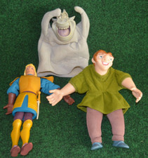 Burger King Kids Club 3-Collectible Toys Disney Hunchback Of Notre Dame