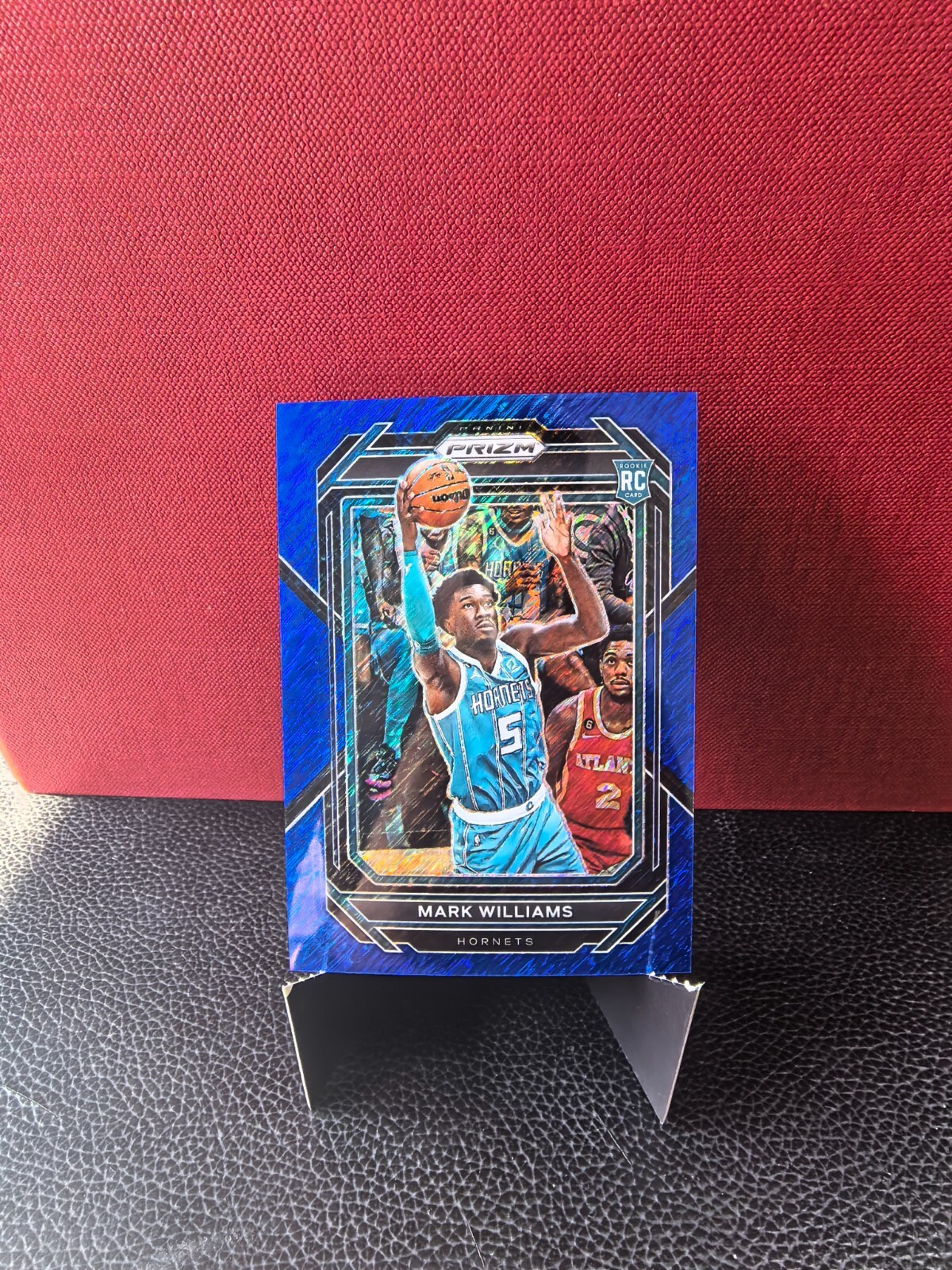 2022-23 Panini Prizm Mark Williams Blue Shimmer FOTL RC /35 #257