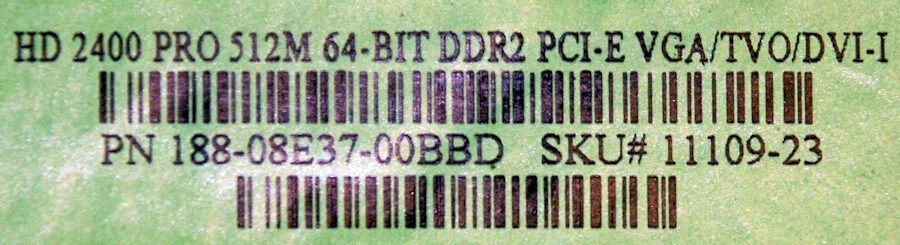 ATI HD2400 PRO 512MB DDR2 PCI E VGA/TVO/DVI-I, Ships FAST (#236) - Image 3 of 3
