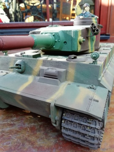 Heng Long - Tiger I - 1311 - Gebrusht - 1 : 16 - Vitrinenmodell - Top Zust. - 4 - Bild 12 von 16