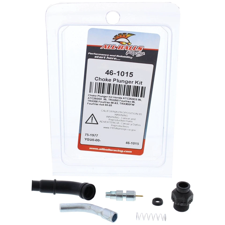 All Balls Choke Plunger Kit (46-1015) for Honda TRX300FW Fourtrax 4x4 88-93 Foto 3 de 4