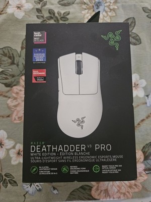 Razer DeathAdder V3 Pro Wireless Gaming Mouse - White for sale