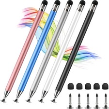 Touchscreen Stift 5er-Set 2 in 1 für Tablets...